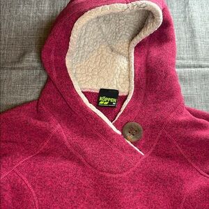 Koppen Red Hooded Sweatshirt